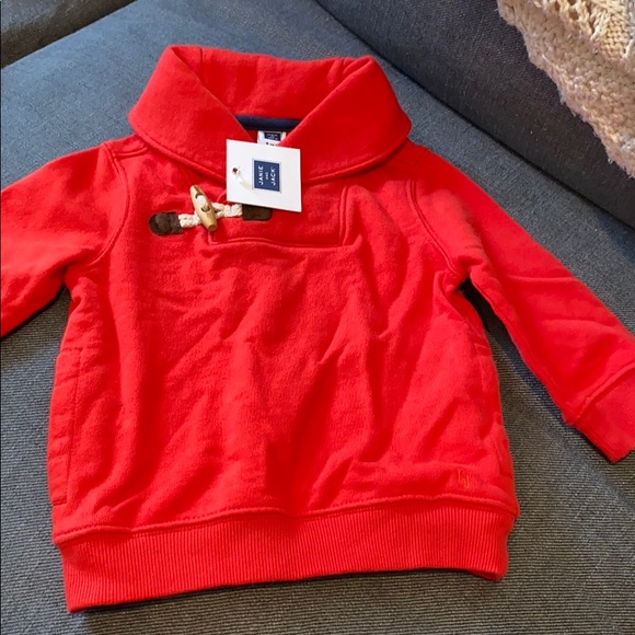 NWT Janie And Jack Shawl Collar Cotton Sweatshirt - Picture 7 of 7